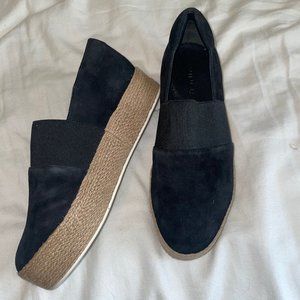 Vince Winford Suede Espadrilles - Black